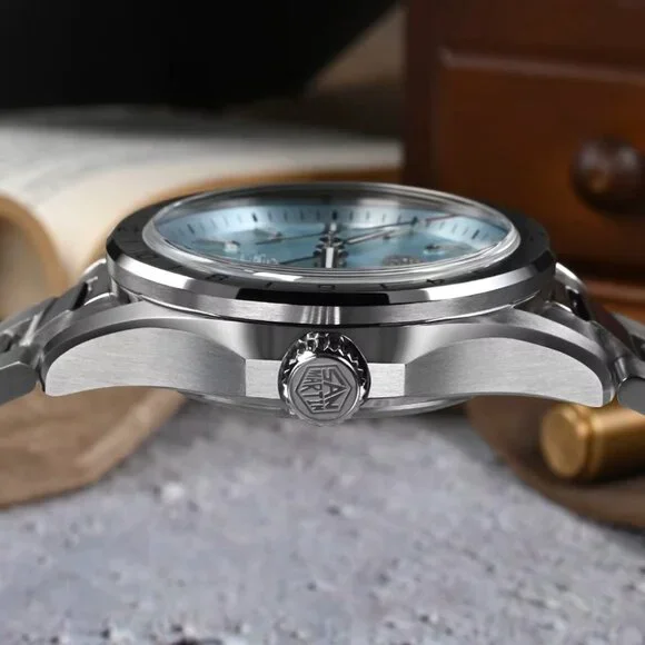 San Martin New 39mm Luxury Men’s Business Dress GMT Watch - Picture 4 of 9